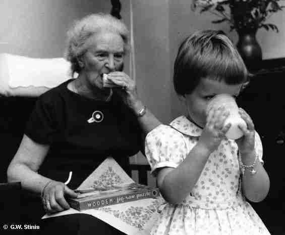 Jenneke and her grandmother