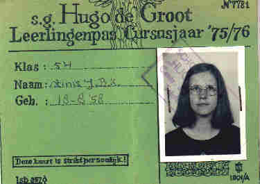 Hugo de Groot 1975 -1976