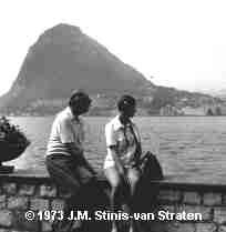 G.W. Stinis and Jenneke in Lugano